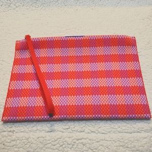 Rothys Cherry Check Wristlet